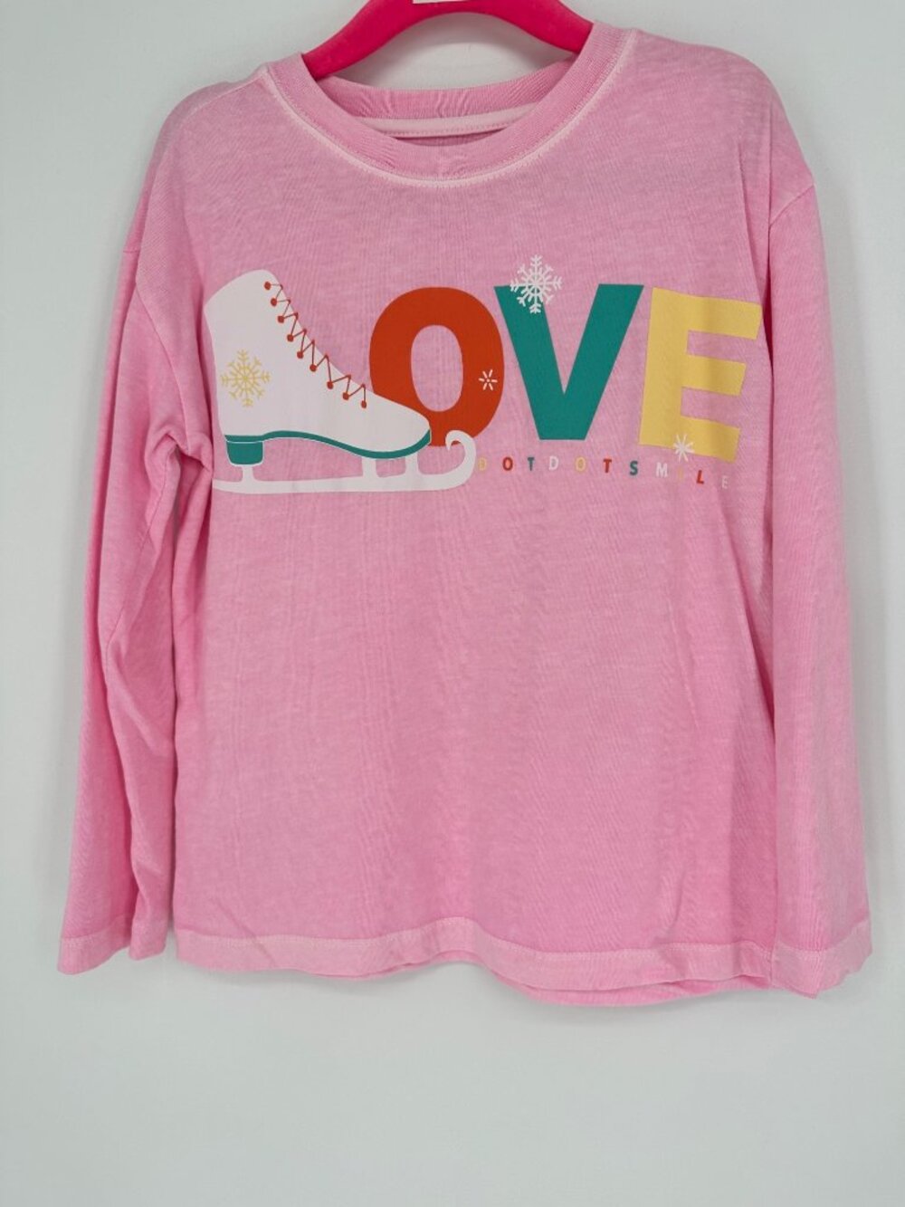 Girls Dotdotsmile Long Sleeve Winter Shirt Size 7 New With Tags